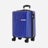 Safari Cargo Neo Metallic Blue Trolley Bag with TSA lock and Dual Wheels 3073be76 3173 48af 806a a8fe77951939