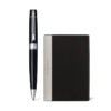 Sheaffer Gift Set ft. Glossy Black 300 Ballpoint Pen with Chrome Trims and Business Card Holder.1 781732c1 095f 4375 bb85 65d976afc563