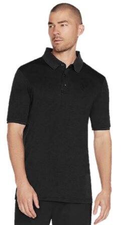 Skechers White Polo Neck T-shirt