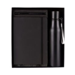 Treggen Black 3 in 1 Gift set (Sipper bottle, pen , diary) EK37342