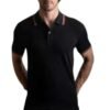 UCB Polo Neck Cotton T shirt Black