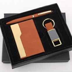 3 in 1 Gift Set Tan-Gold Finish GCSR 261