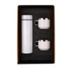 Wizard Matte White Temperature Bottle With 2 Steel Cups EK37332