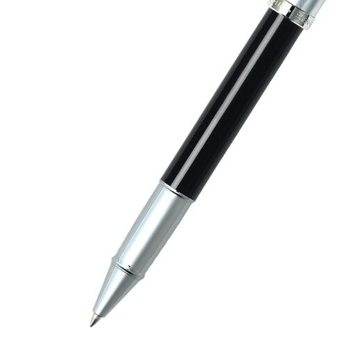 Sheaffer Pen 100 E9313 Glossy Black Barrel Brushed Chrome Cap Chrome Plated Trims Rb - Image 3