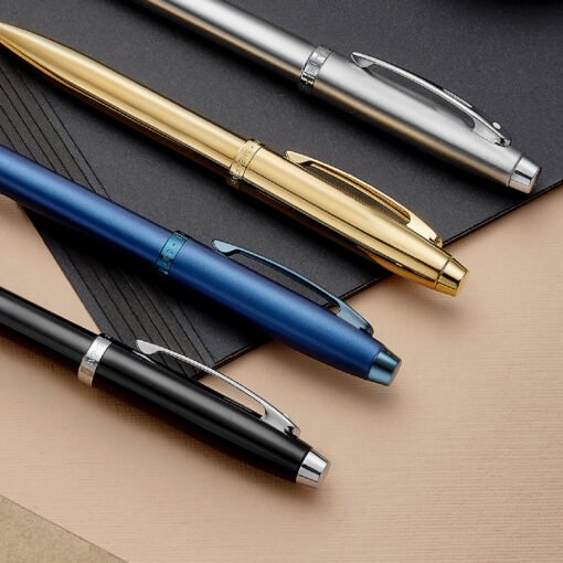Sheaffer Pen 100 E9339 Glossy Blue Lacquer With Chrome Plated Trims Bp - Image 2