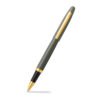 Sheaffer Pen Vfm E9427 Light Grey With Pvd Gold Trims Rb
