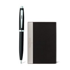 Sheaffer Gift Set 100 G9317 Matte Black With Chrome Trim Bp With Bch