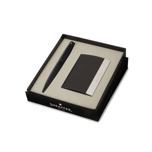 Sheaffer Gift Set 300 G9343 Matte Black Lacquer With Polished Black Trim Bp With Bch - Image 2