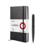 Sheaffer Gift Set 300 G9343 Matte Black With Polished Black Trim Bp With Medium Note Book