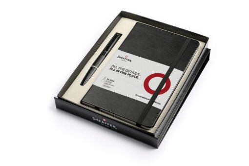 Sheaffer Gift Set 300 G9343 Matte Black With Polished Black Trim Bp With Medium Note Book - Image 2