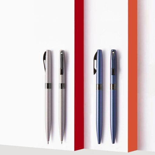 Sheaffer Pen Reminder E9019 Matte Gray With Polished Black Pvd Trim Bp - Image 4