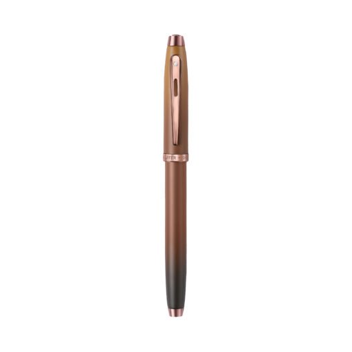 Sheaffer Pen 100 E9374 Coffee Edition Matt Brown With Regal Brown Pvd Trims Rb - Image 3