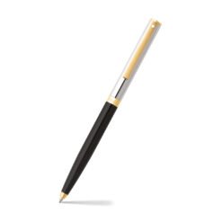 Sheaffer Pen Sagaris E9475-K Black Barrel And Chrome Cap With Gold Trims Bp