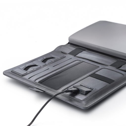 Sheaffer Superbook - Organizer Wireless Powerbank Organizer With 12000Mah Grey - Image 4