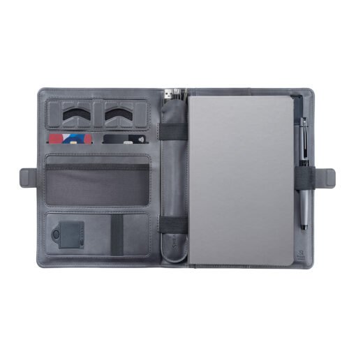 Sheaffer Superbook - Organizer Wireless Powerbank Organizer With 12000Mah Grey - Image 2