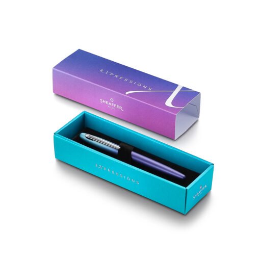 Sheaffer Pen Expressions Vfm E9430 Gradient Blue With Chrome Trims Rb - Image 3