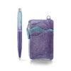 Sheaffer Gift Set Expressions Vfm E9430 Gradient Blue With Chrome Trims Bp With Metallic Purple L Zip