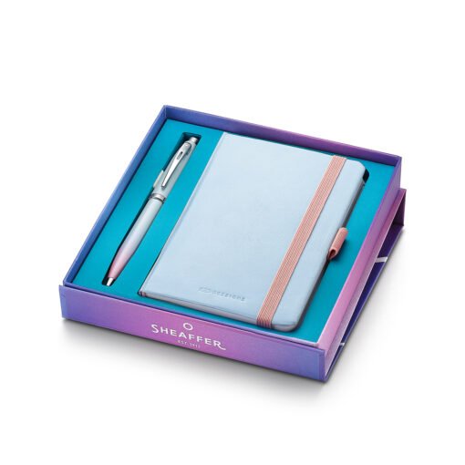 Sheaffer Gift Set Expressions 100 E9376 Pearlised Gradient With Chrome Trims Bp With Jelly Small Nb - Image 2