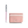 Sheaffer Gift Set Eip Sentinel E321 Matt Pink Body With Chrome Cap And Trims Bp With Dark Pink Cch