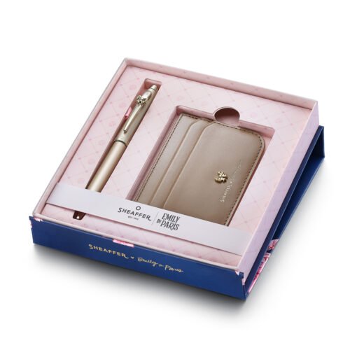 Sheaffer Gift Set Eip 100 E9377 Champagne Gold Body Cap With Champagne Gold Trims Bp With Taupe Cch - Image 2