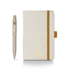 Sheaffer Gift Set Eip 100 E9377 Champagne Gold Body Cap With Champagne Gold Trims Bp With Bge Sml Nb