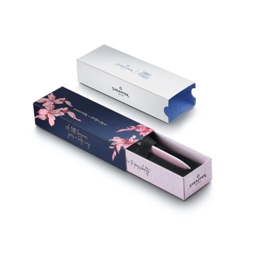 Sheaffer Pen Eip Sentinel E321 Matt Pink Body With Chrome Cap And Chrome Trims With Bow Emblem Bp - Image 4