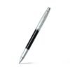 Sheaffer Pen 100 E9313 Glossy Black Barrel Brushed Chrome Cap Chrome Plated Trims Rb 2 wp08282 1