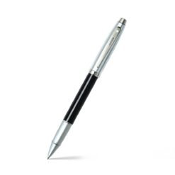 Sheaffer Pen 100 E9313 Glossy Black Barrel Brushed Chrome Cap Chrome Plated Trims Rb