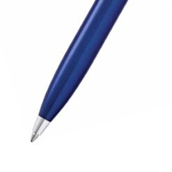 Sheaffer Pen 100 E9339 Glossy Blue Lacquer With Chrome Plated Trims Bp