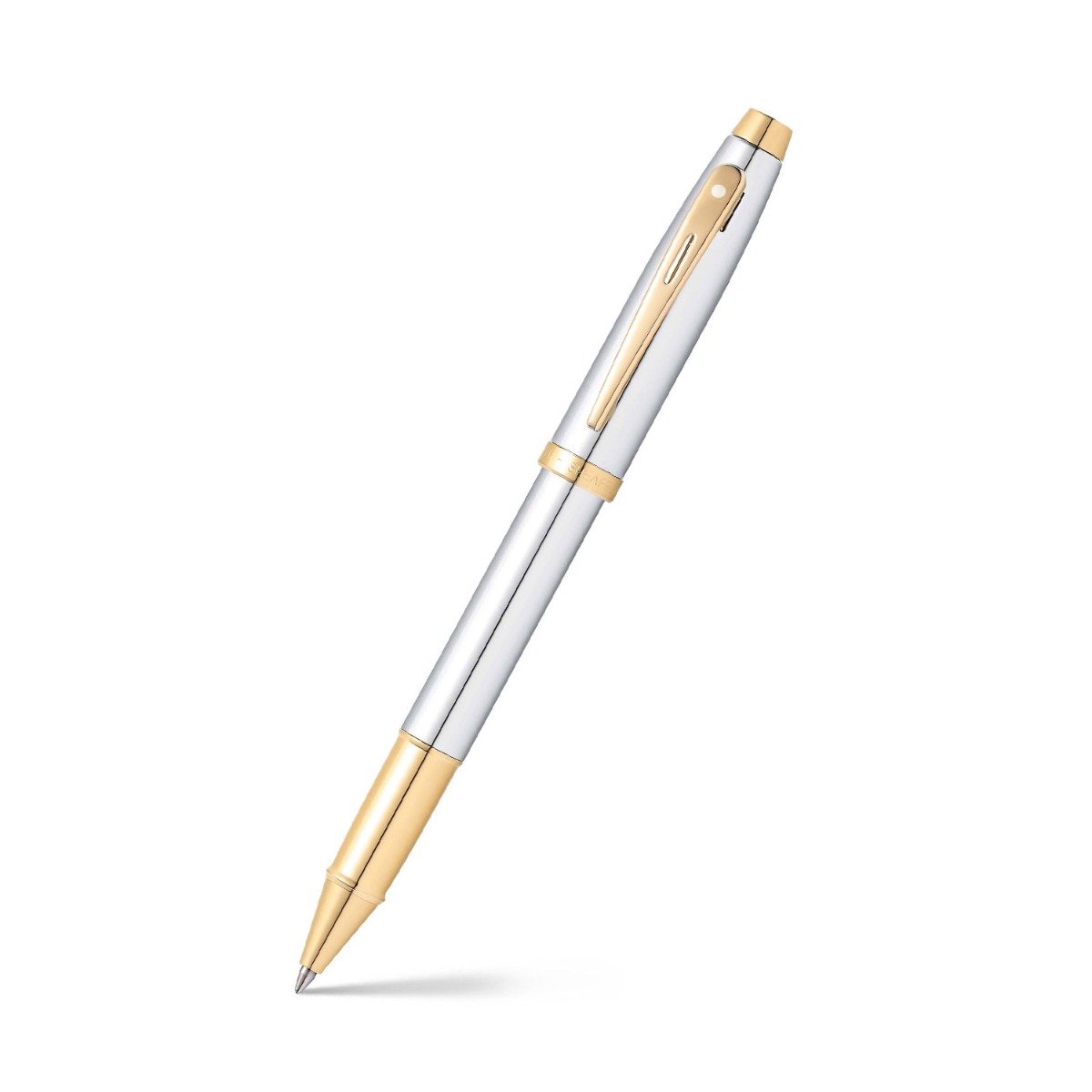 Sheaffer Pen 100 E9340 Bright Chrome With Gold Tone Trim Rb 3 Sheaffer Pen 100 E9340 Bright Chrome With Gold Tone Trim Rb