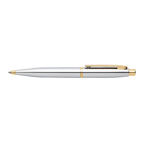 Sheaffer Pen Vfm E9422 Polished Chrome With Gold Plated Trims Bp 4 Sheaffer Pen Vfm E9422 Polished Chrome With Gold Plated Trims Bp - Image 2