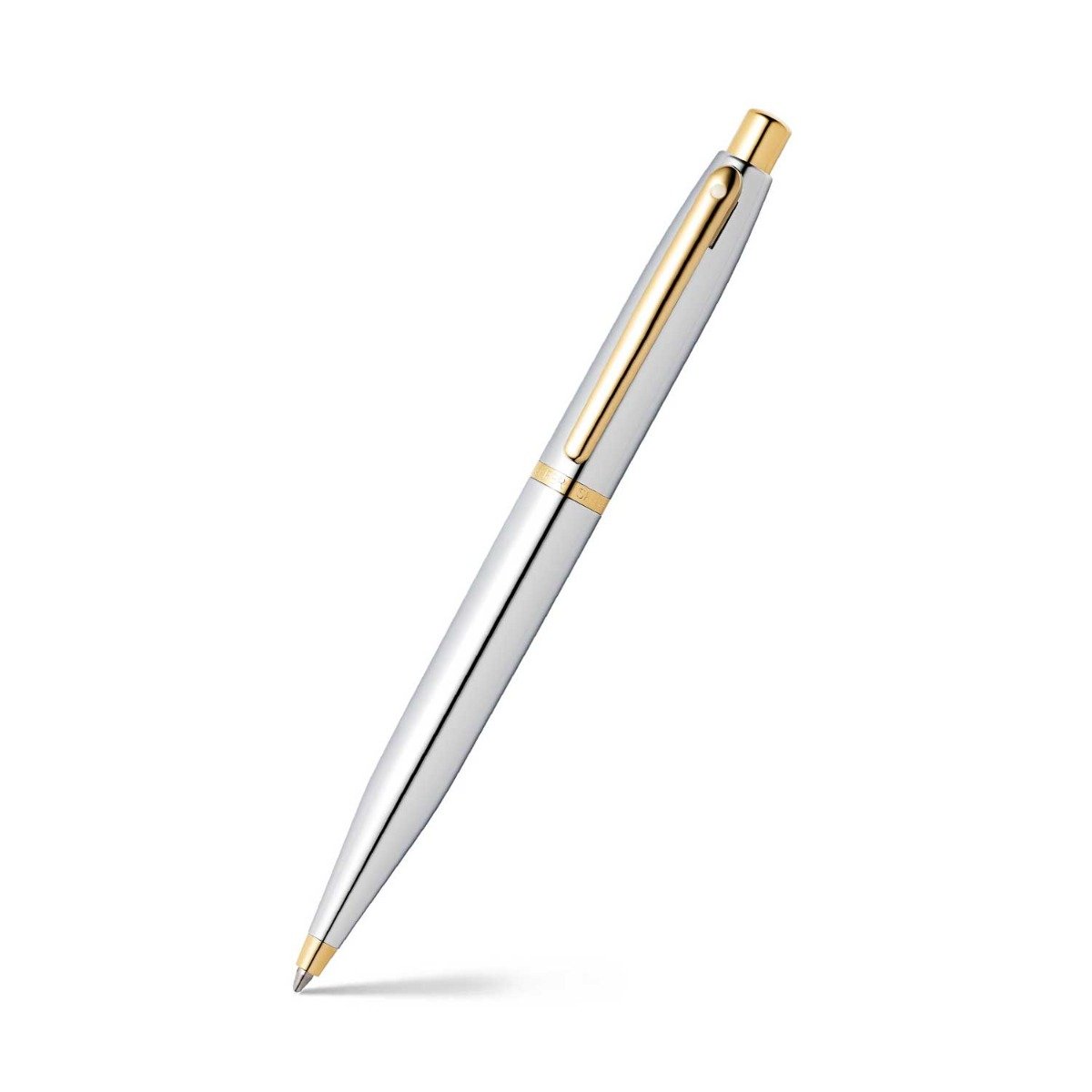 Sheaffer Pen Vfm E9422 Polished Chrome With Gold Plated Trims Bp 3 Sheaffer Pen Vfm E9422 Polished Chrome With Gold Plated Trims Bp