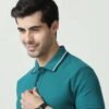 Marks & Spencer Polo T-shirts - Aqua Blue