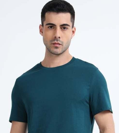 Marks & Spencer Round Neck T-shirts - Teal 3 Marks & Spencer Round Neck T-shirts - Teal