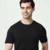 Marks & Spencer Round Neck T-shirts - Black