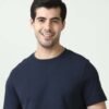 Marks & Spencer Round Neck T-shirts - Navy Blue